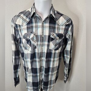 Eighty Eight large men's button-down longsleeve shirt